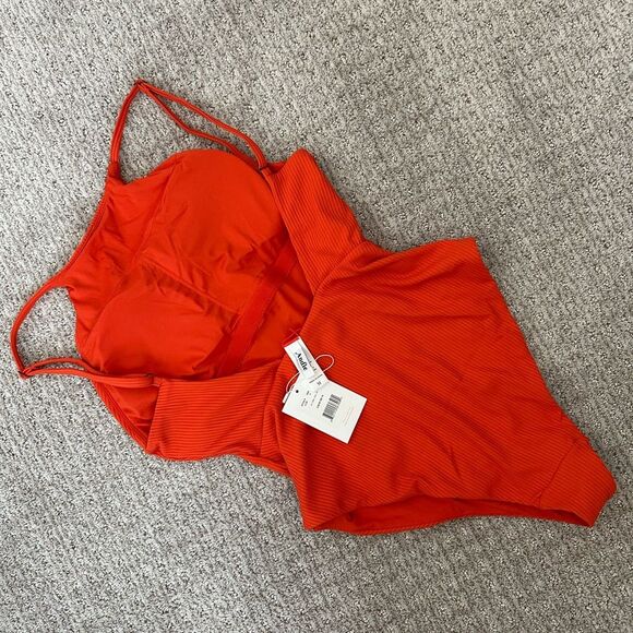 Andie Swim | The Asbury One-Piece High Neck Adjustable Swimsuit M Medium NWT NEW - Picture 3 of 8